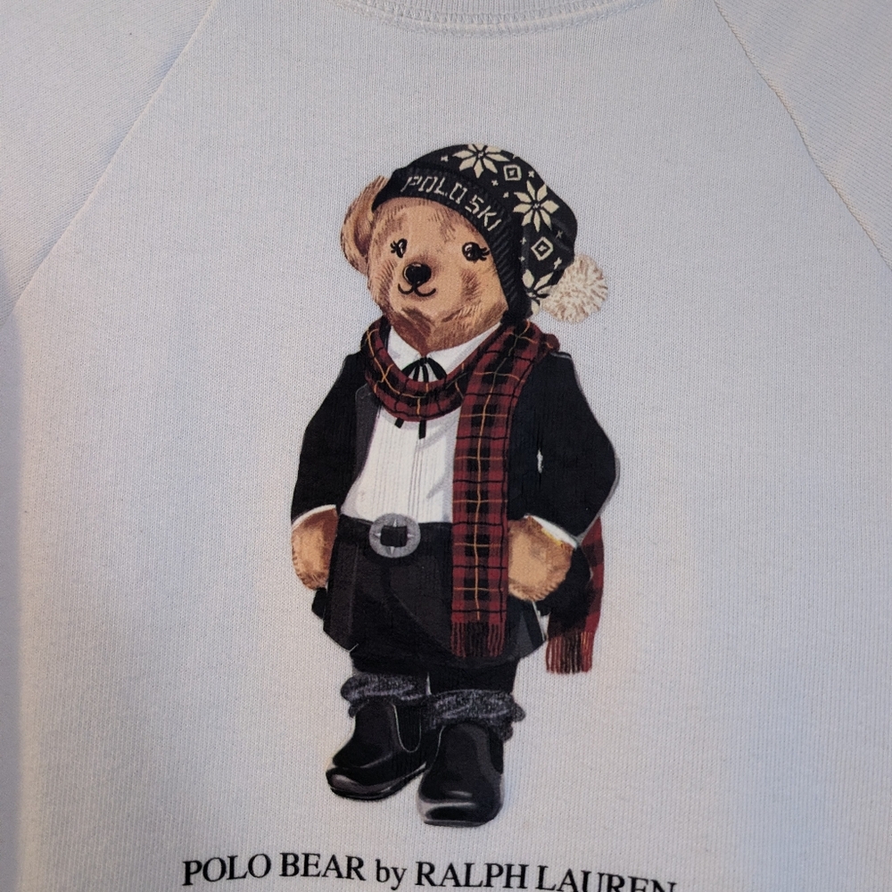 White Polo Bear Dress - Picture 2 of 4